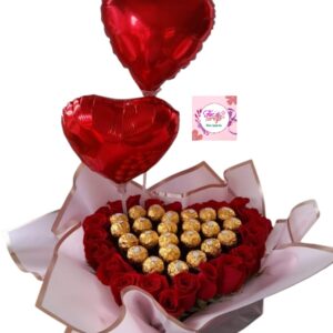 Corazón de Rosas 100